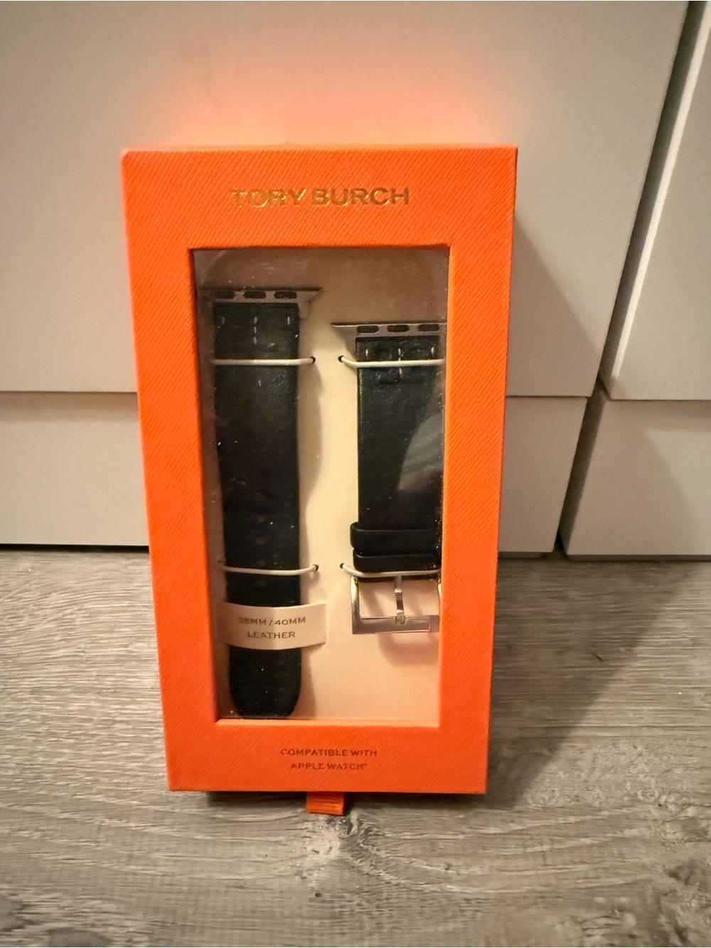 Tory Burch McGraw Apple Watch Band - Black